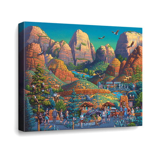 Zion National Park Canvas Gallery Wrap