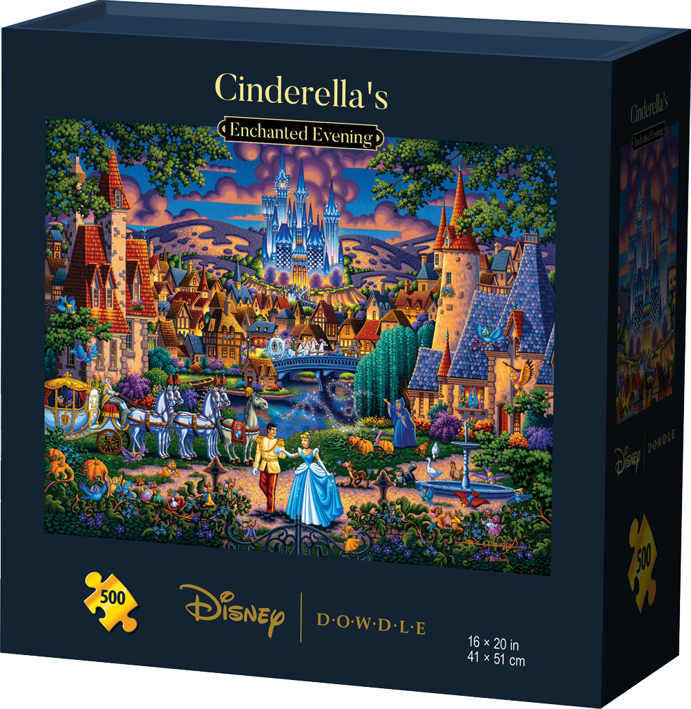 Disney Dowdle 3 Puzzle Set of Princesses