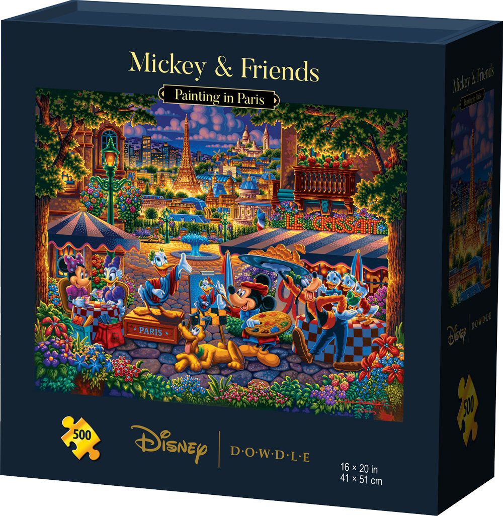 Disney Dowdle 3 Puzzle Set of Mickey and Friends
