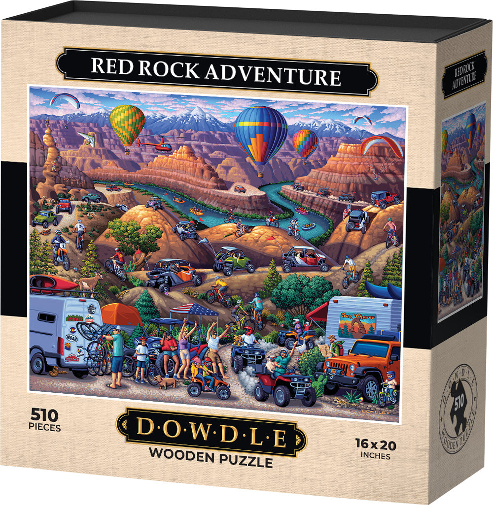 Red Rock Adventure - Wooden Puzzle