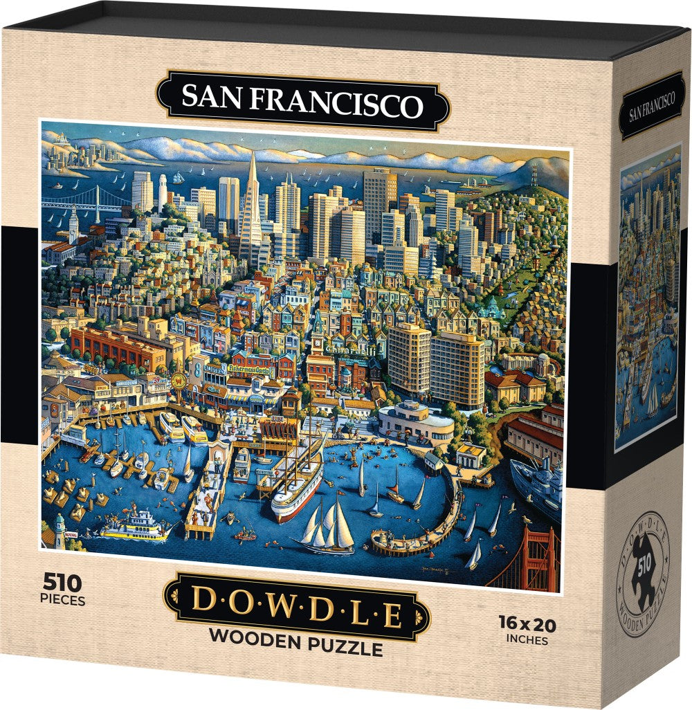 San Francisco - Wooden Puzzle